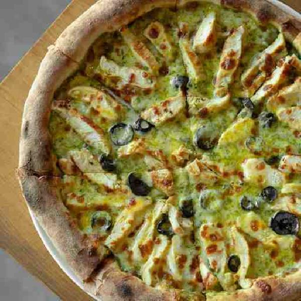 Chicken Pesto Pizza